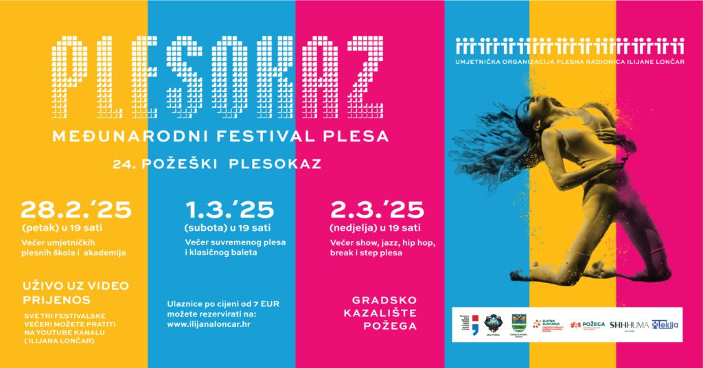 Plakat: 24. Požeški Plesokaz 2025