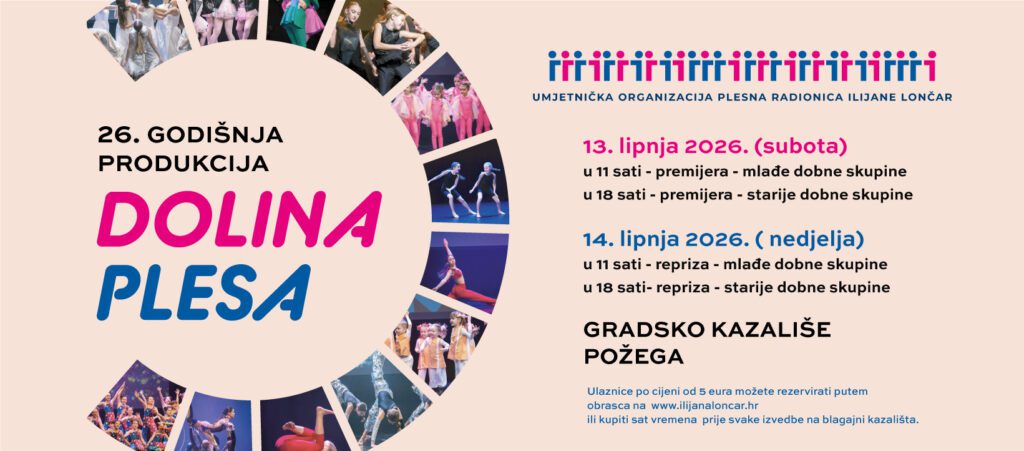Plakat: DOLINA PLESA – 26.godišnja produkcija